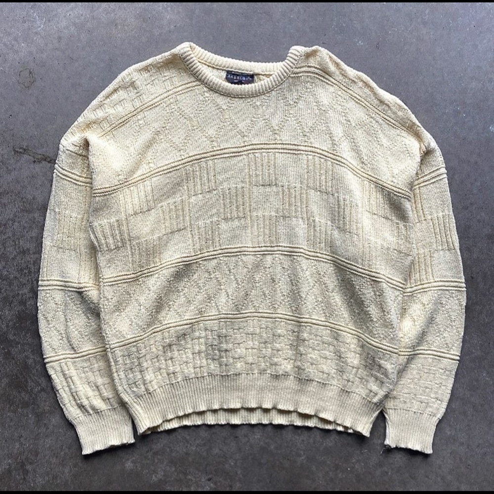 Vintage 1980's Yellow Knitted Sweater